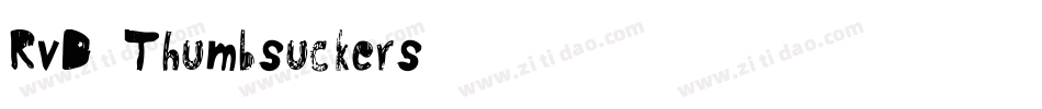 RvD Thumbsuckers字体转换